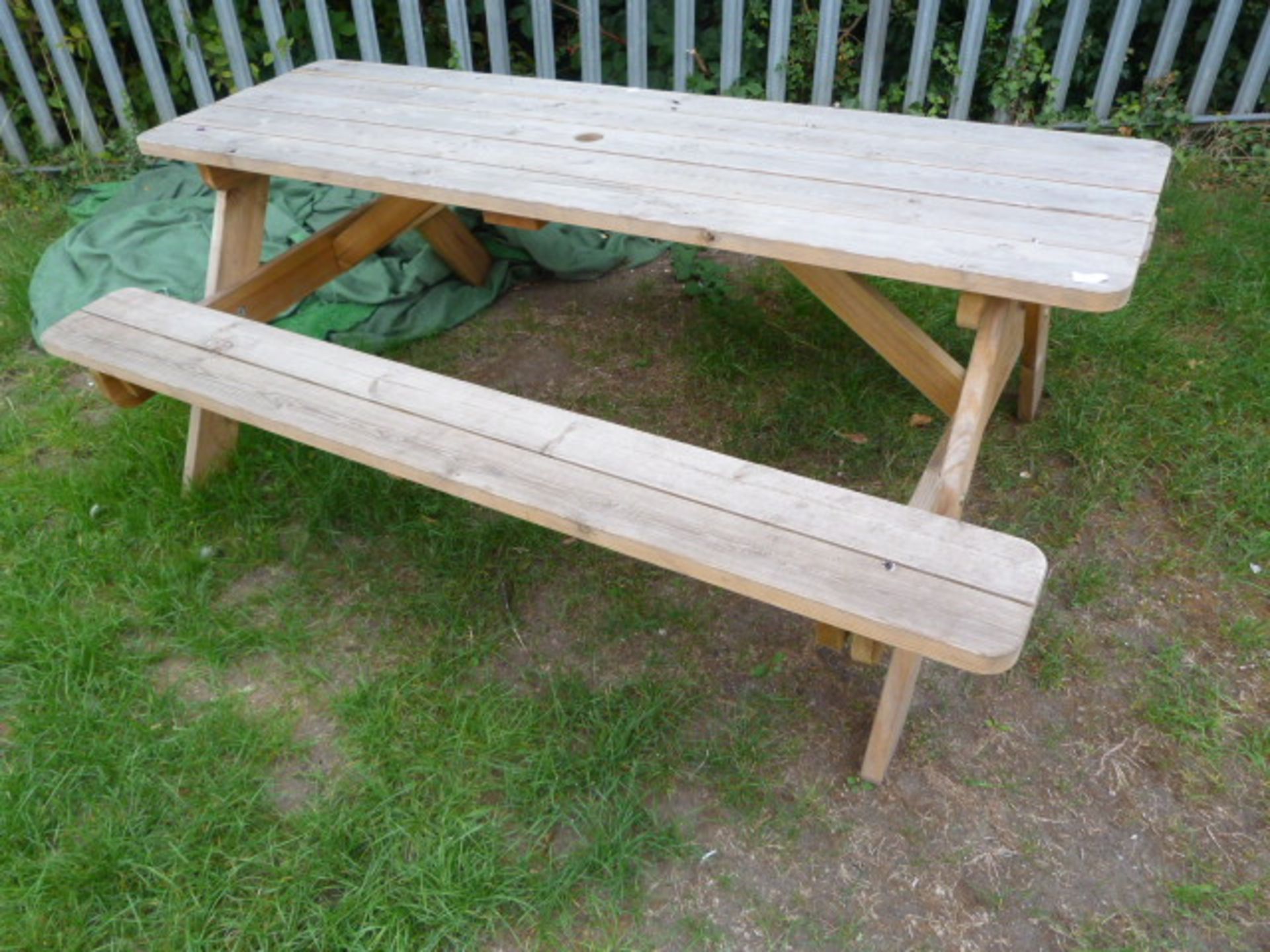 *Softwood Picnic Bench - Image 2 of 2