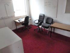 *Contents of Office Which Includes Table, Chairs,