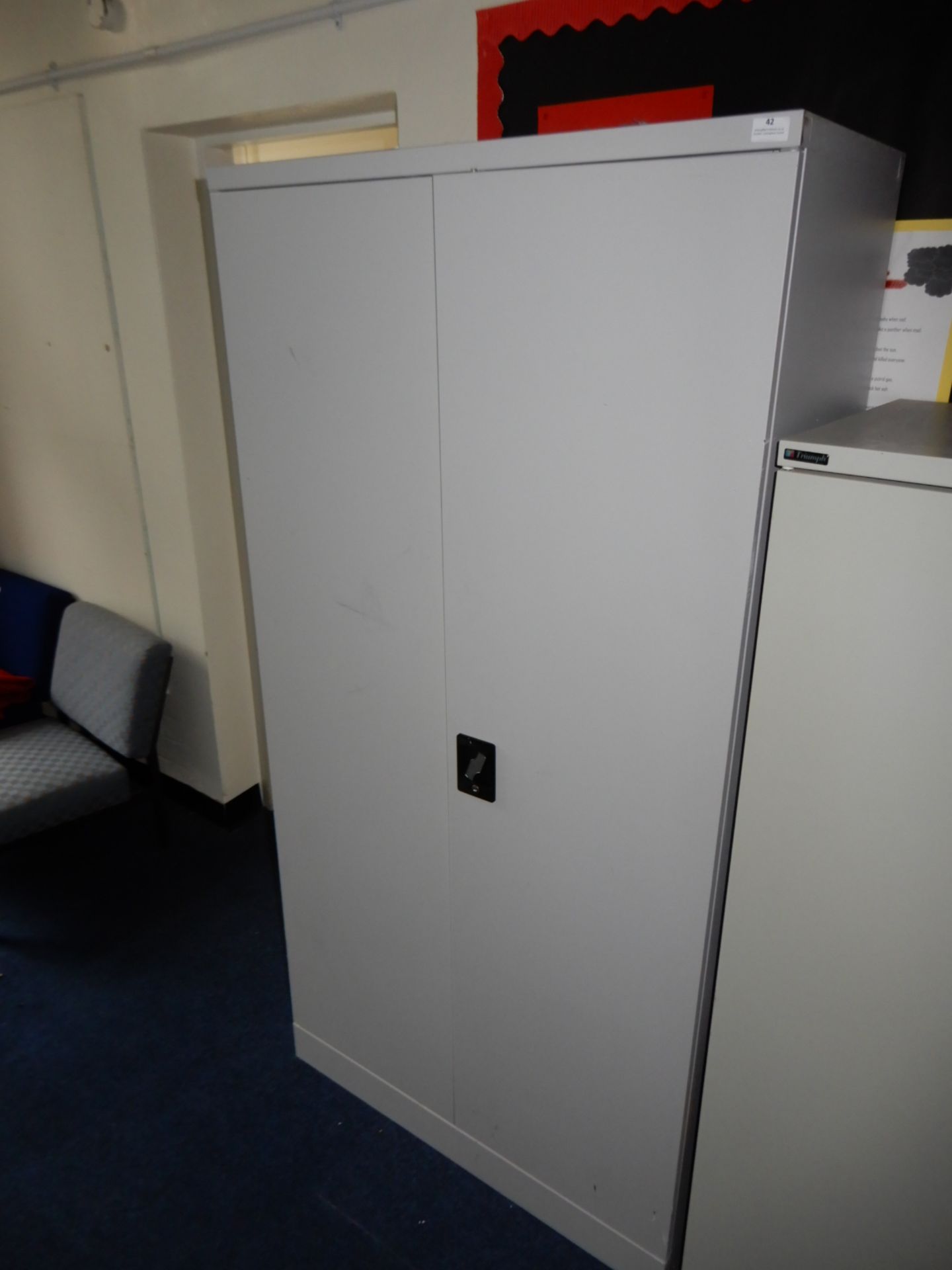 *6 Foot Stationary Cabinet, Grey - Image 2 of 2