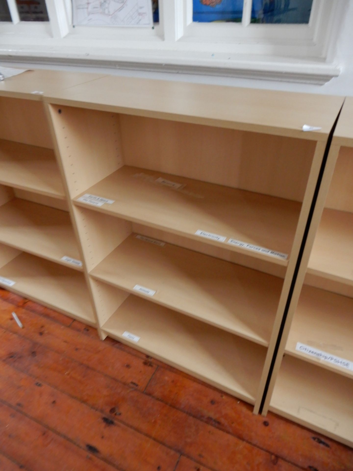 *Beech Open Fronted Book Shelf - Image 2 of 2