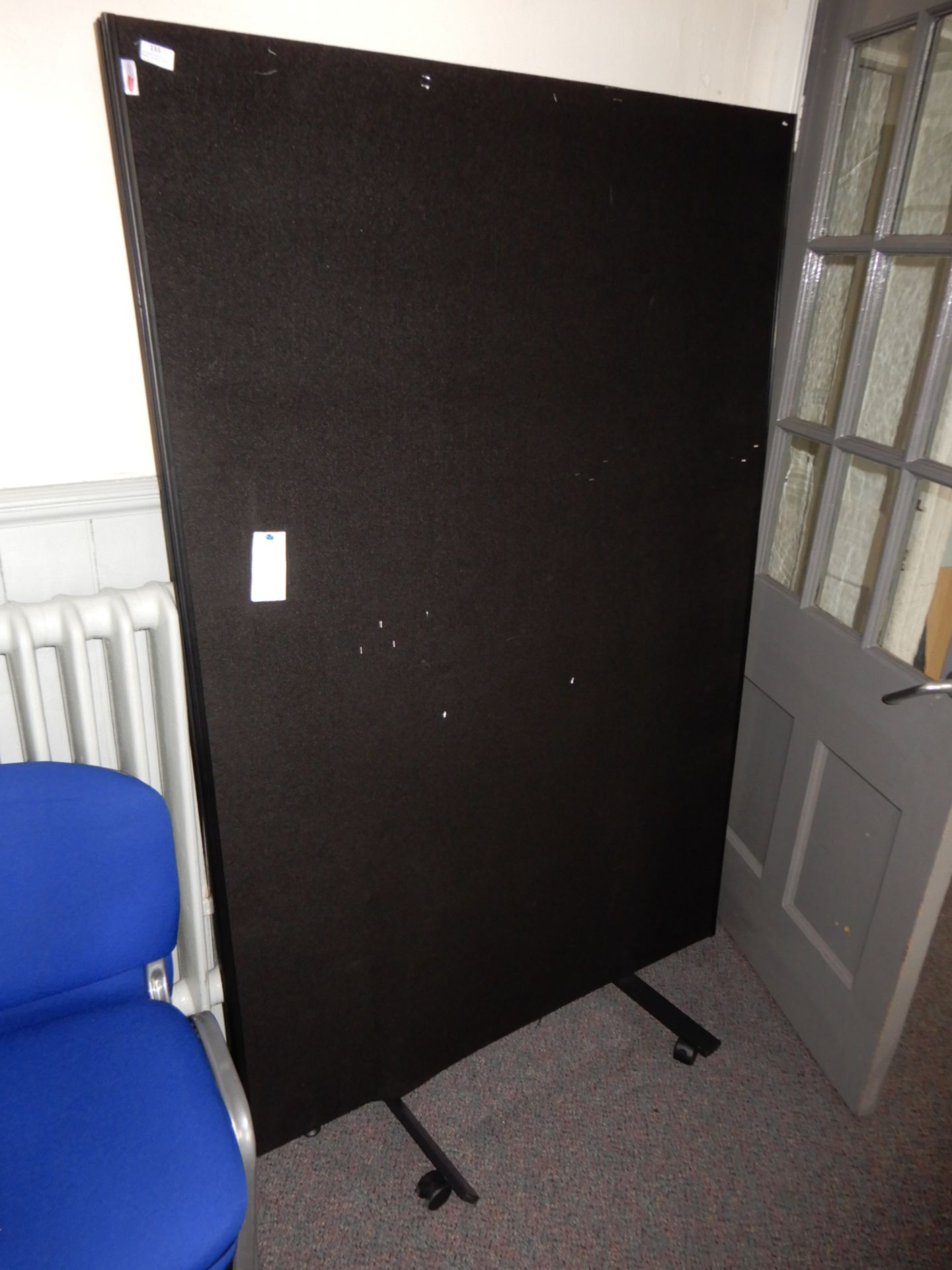 *Black Office Partition