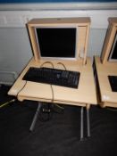 *Monitor, Keyboard and Mouse on Home Office Desk