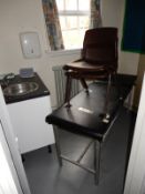 *Contents of the Medical Room Including Two Chairs and Sink Unit