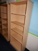 *6"6 Piece Of Open Fronted Shelving in Light Beech