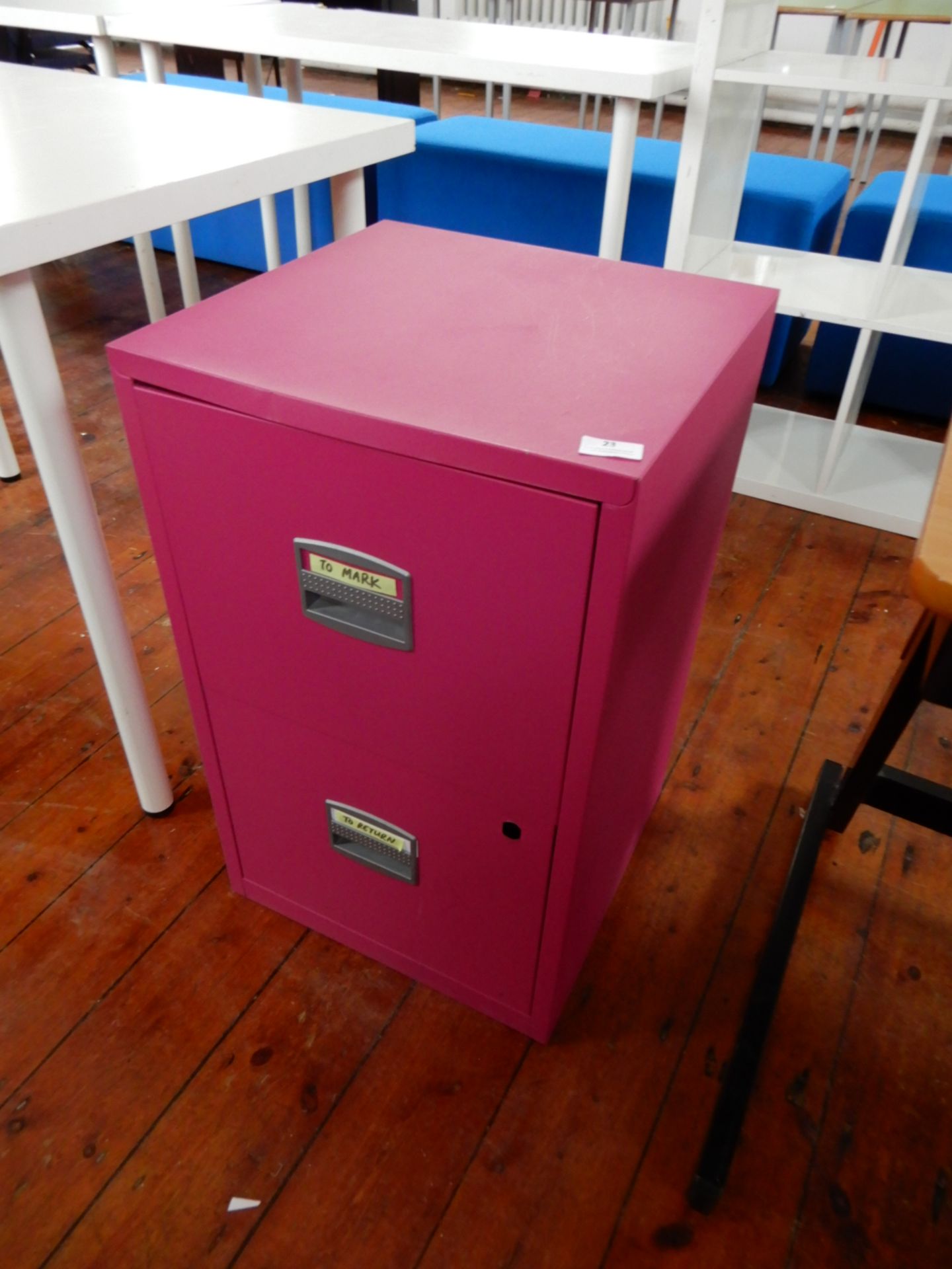 *Pink Filing cabinet - Image 2 of 2