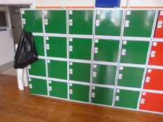 *Twenty Grey & Green Cubicle Lockers