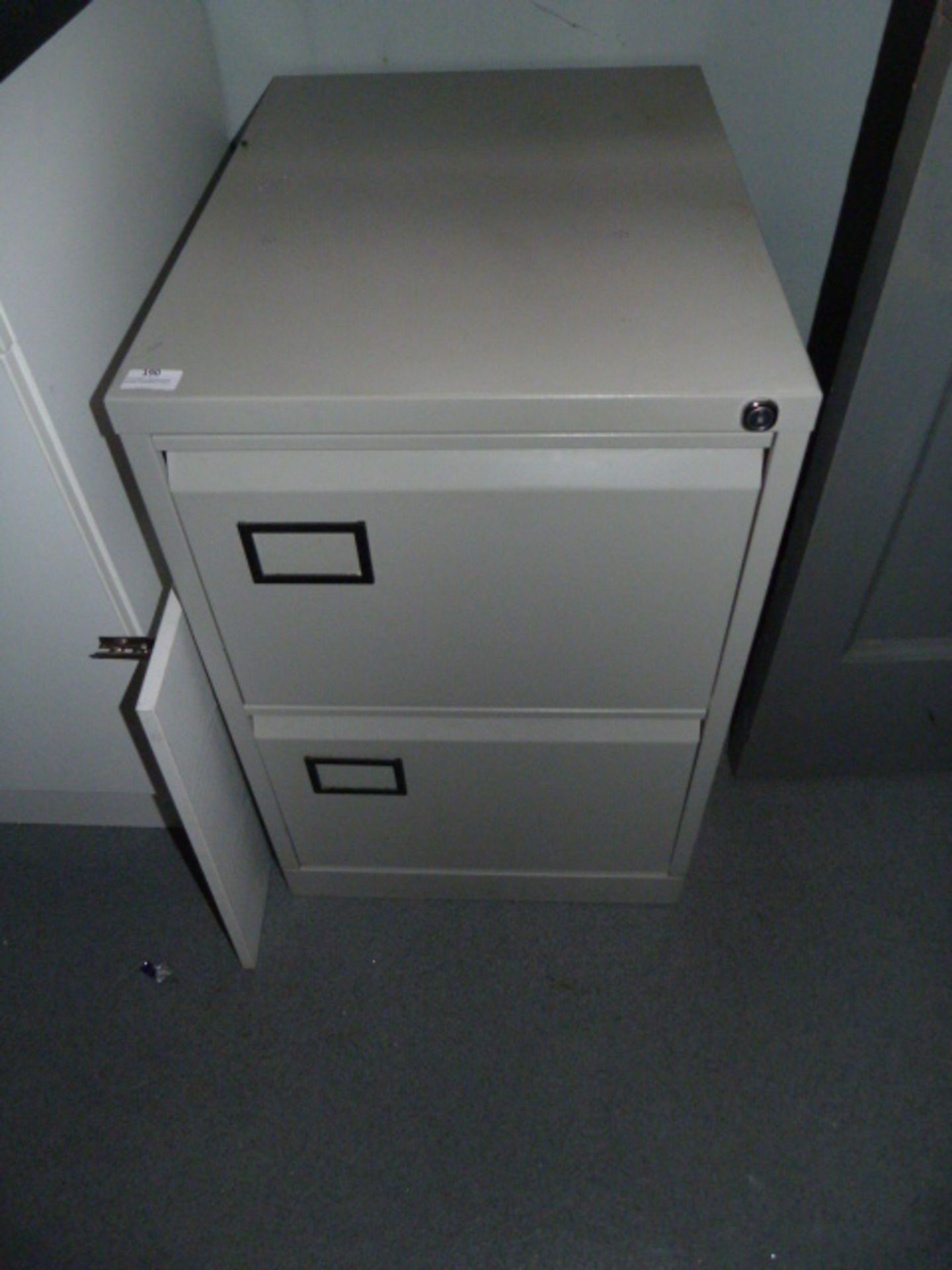 *Grey Two Drawer Foolscap Filing Cabinet - Image 2 of 2
