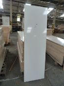 *25 White Flush Doors 625 by 2040