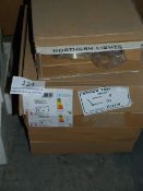*4 Harmony 355 mm White Opel Ceiling Lamps plus 1