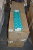 *4 Boxes Containing 10 Vado Frosted Glass Shelves