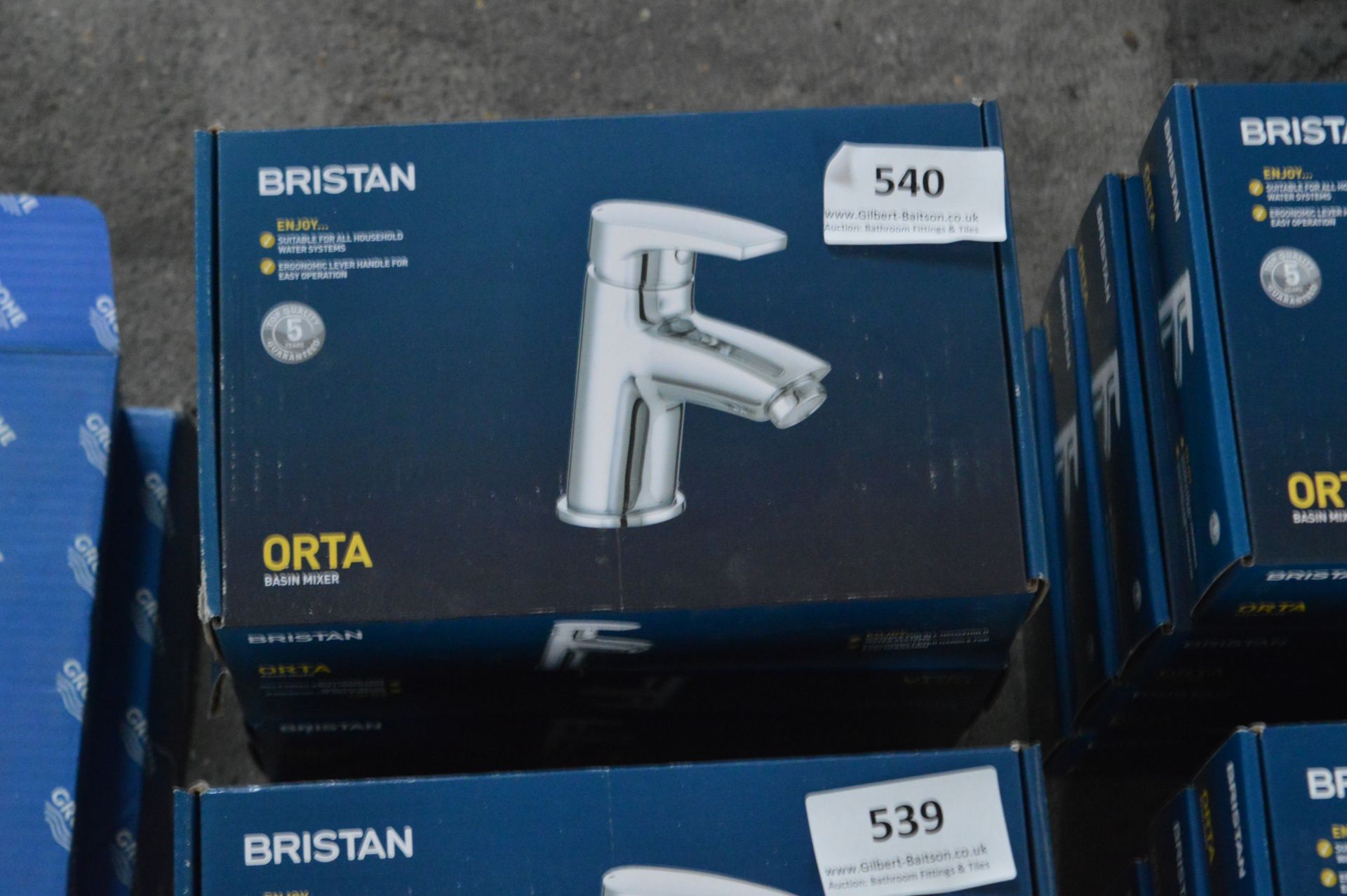 *4 Bristan Orta Monobloc Basin Mixer Taps