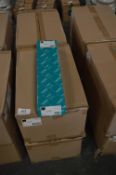 *4 Boxes Containing 10 Vado Frosted Glass Shelves