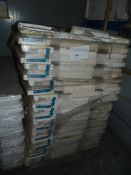 *Pallet Containing 12 1200 by 800 White Low Profil