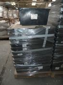 *Pallet Containing Heavy Duty Black Storage Boxes