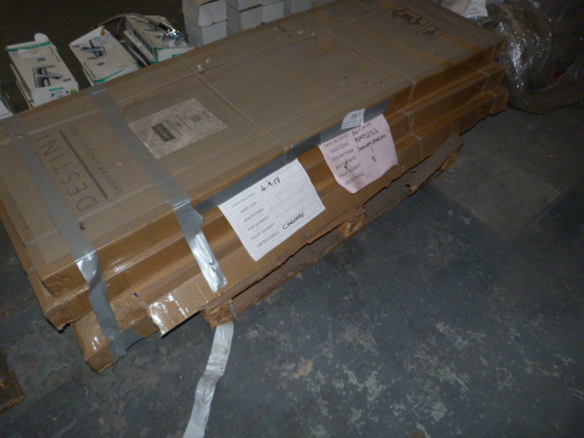 *Pallet Containing 5 Destini AP9325S Sliding Door