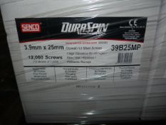 *3 Cartons Containing 12,000 Duraspin 3.9 by 25 mm