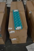 *4 Boxes Containing 10 Vado Frosted Glass Shelves