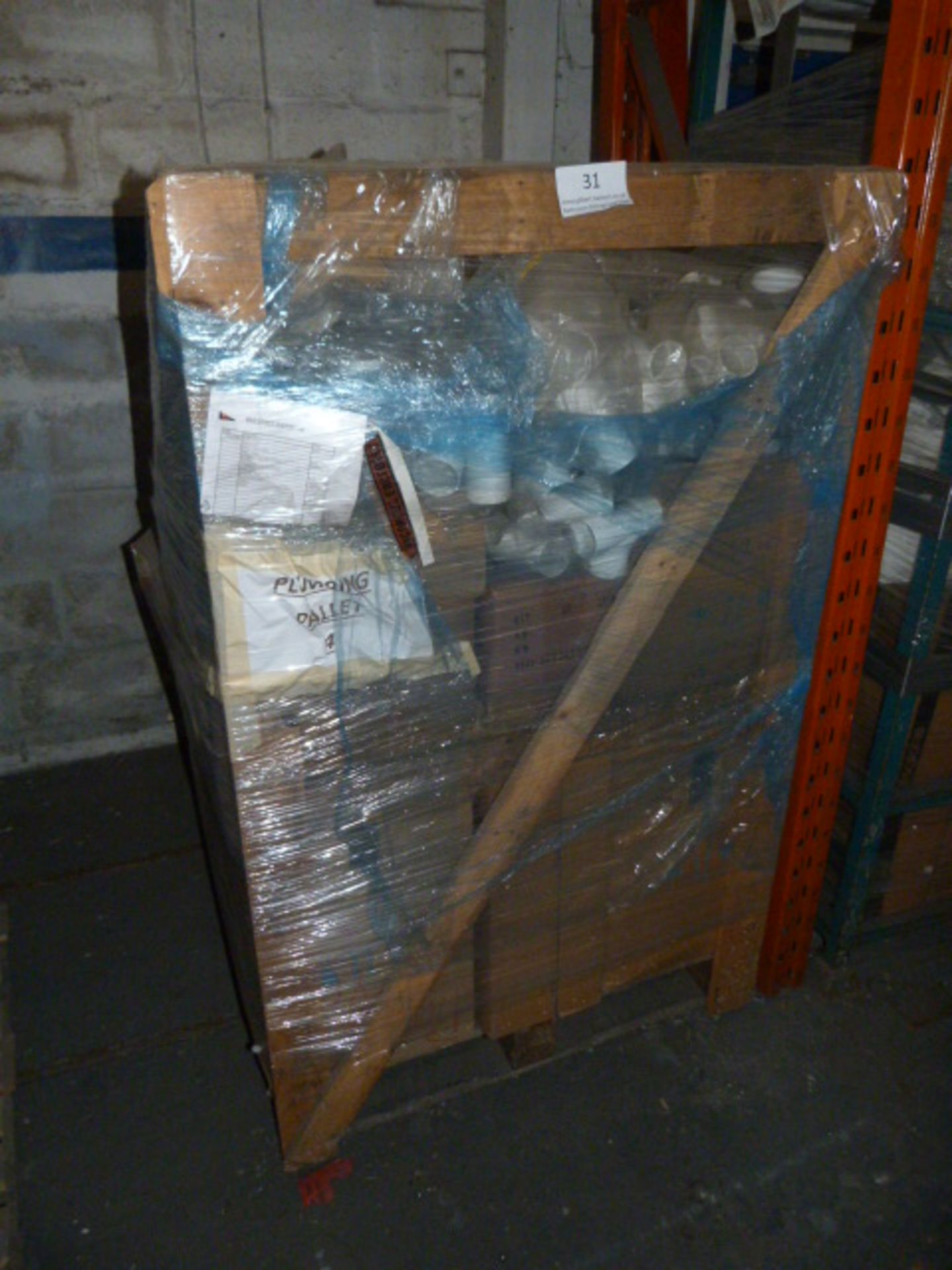 *Pallet Containing Mixed Plumbing Items Including