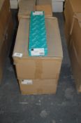 *4 Boxes Containing 10 Vado Frosted Glass Shelves