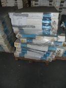 *Pallet Containing 10 1000 by 800 White Shower Tra