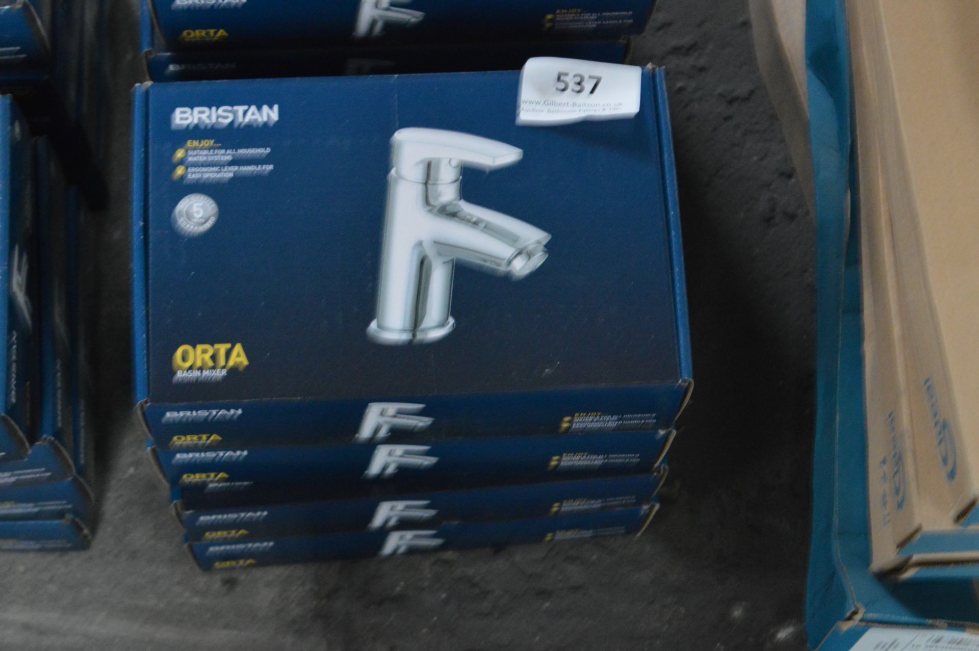 *4 Bristan Orta Monobloc Basin Mixer Taps