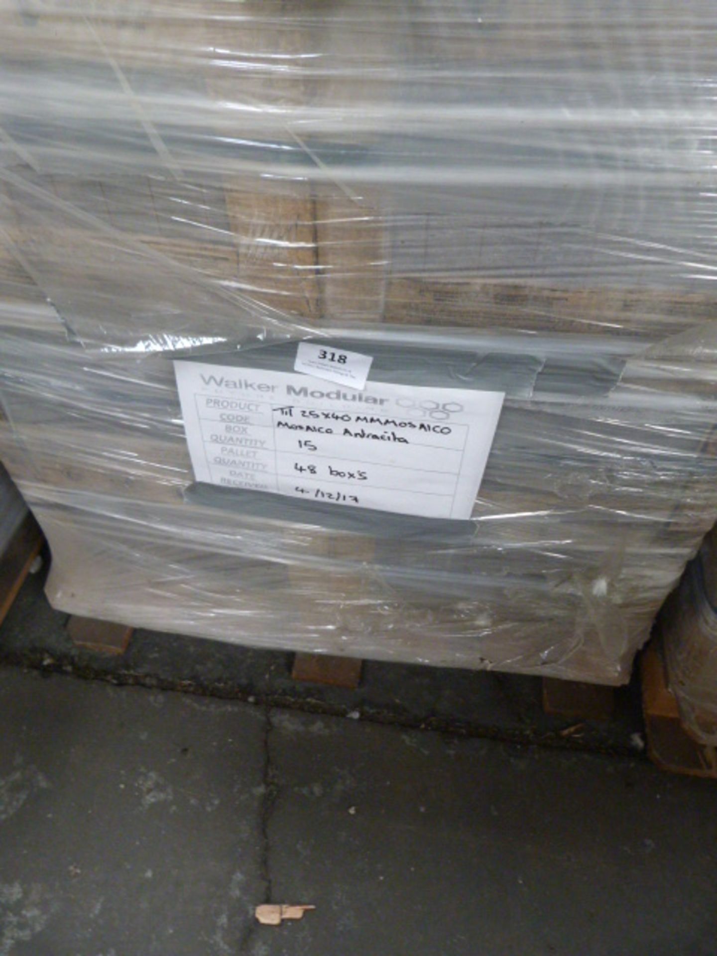 *Pallet Containing 48 Boxes of Til 25 by 40 MM Mos