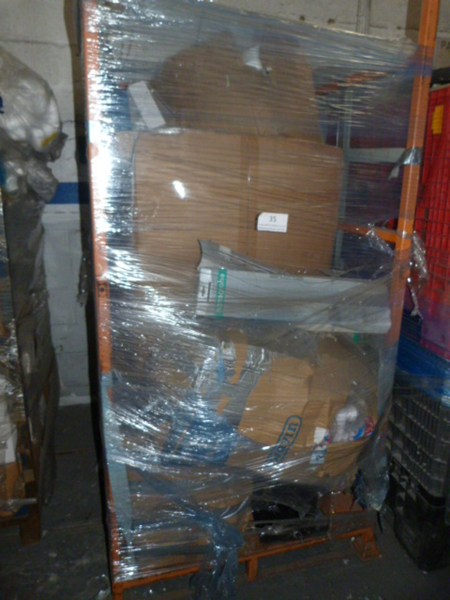 *Mixed Pallet Containing Shower Riser Rails, Plumb