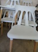 Wooden Kitchen Chairs and Seven Plastic Chair with