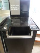 Condiments Counter with Integrated Bin