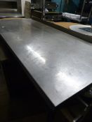 Stainless Steel Preparation Table 200x90x90cm
