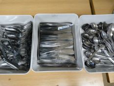 Quantity of Stainless Steel Knives, Forks and Spoo