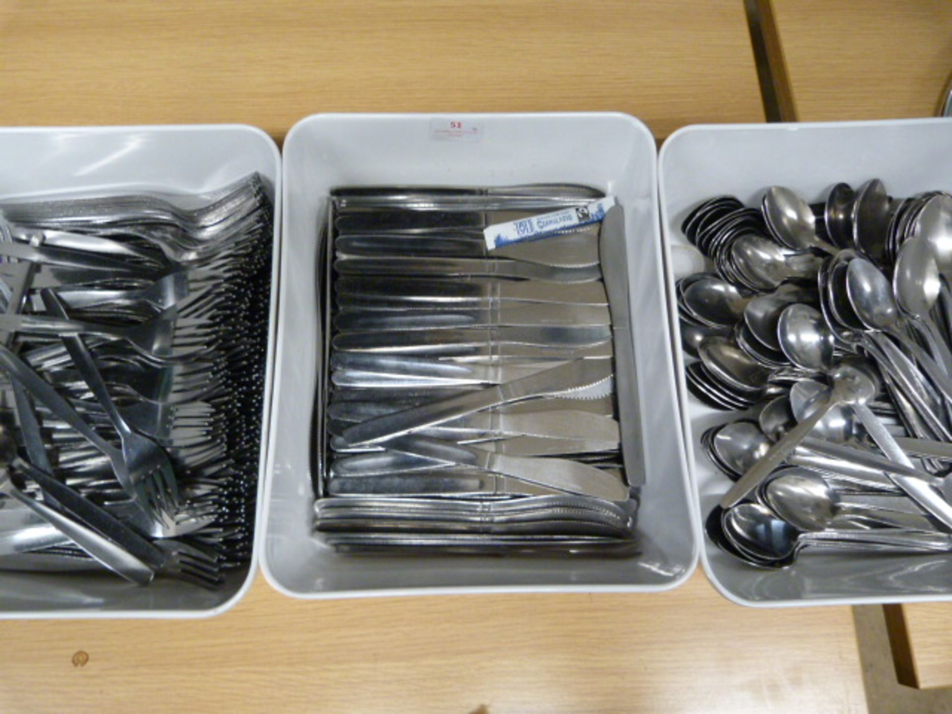 Quantity of Stainless Steel Knives, Forks and Spoo