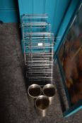 *3 Stainless Steel Bottle Coolers & Chrome Glass R
