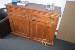 *Pitch Pine School Style Cabinet