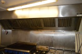 *10 Foot Stainless Steel Extraction Canopy with Gr