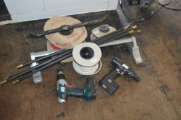 *Mixed Lot of Assorted Electric Cable, Cordless Dr