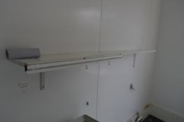 *Shelf with Wall Brackets and Note Nipper