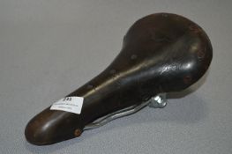 Olympian 56L Leather Bicycle Saddle