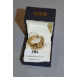 9ct Gold Gents Puzzle Ring - Approx 13.6g