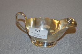 Hallmarked Solid Silver Sauce Jug - Sheffield 1930, Approx 107g