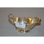 Hallmarked Solid Silver Sauce Jug - Sheffield 1930, Approx 107g