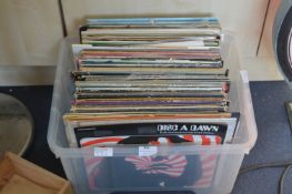 Collection of LP Records - Mixed Rock and Pop