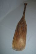 Pine Boat Paddle