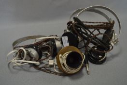 Three Pairs of Radio Operator Headphones - GEC and Sterling of London
