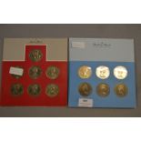Two Danbury Mint British Commemorative Coin Collection