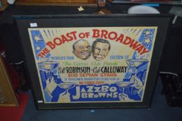 Framed Coloured Poster - Jazzbo Browns