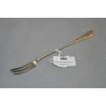 Hallmarked Silver Pickle Fork - Sheffield 1903, Approx 27g