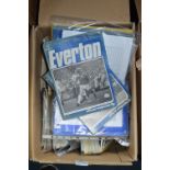 Box Containing a Large Quantity of Premier League Football Programmes;