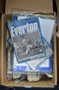 Box Containing a Large Quantity of Premier League Football Programmes;