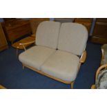 Ercol Blonde Windsor Stickback Two Seat Sofa